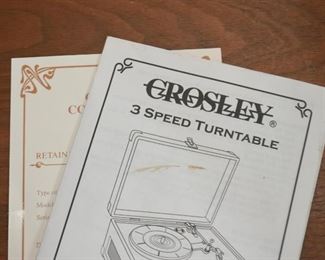 Crosley 3-Speed Portable Turntable