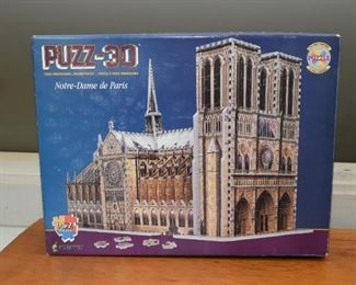 3-D Notre-Dame Puzzle