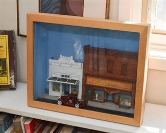 Architectural Shadowbox / Diorama (Main Street Store Fronts)