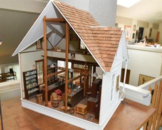 Old Time General Store Model / Miniature / Doll House / Dollhouse