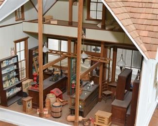 Old Time General Store Model / Miniature / Doll House / Dollhouse