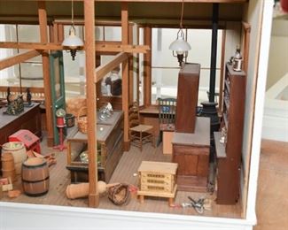 Old Time General Store Model / Miniature / Doll House / Dollhouse