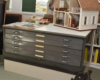 Large Flat File Cabinet