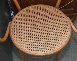 Vintage Bentwood / Cane Seat Chairs (Set of 3)