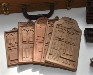 Clay Cookie Molds (Houses)