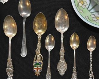 Sterling Silver Souvenir Spoons and Utensils