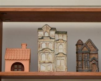 Miniature Houses & Buildings (Ceramic, Clay, Porcelain, Etc.)