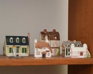 Miniature Houses & Buildings (Ceramic, Clay, Porcelain, Etc.)