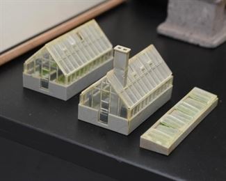 Miniature Greenhouses - the two most right are SOLD