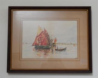 Framed Artwork / Watercolor