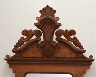 Antique Victorian Eastlake Vanity / Dresser / Chest with Marble Top (missing 2 original drawer pulls)