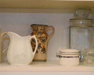 Vintage Pitchers & Creamers, Canisters