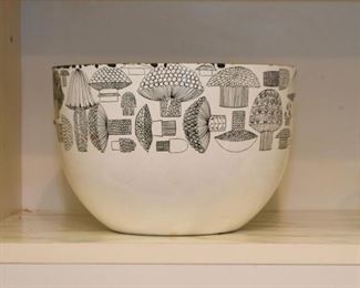 Mid-Century Modern Kaj Franck "Finel" Finland Mushroom Enamel Bowl