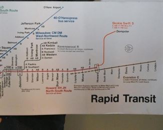 1970's CTA Maps
