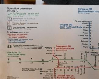 1970's CTA Maps