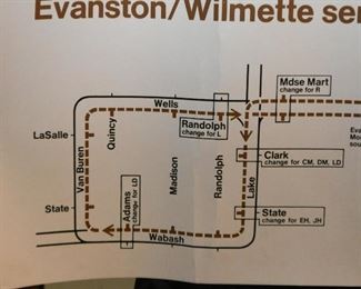 1970's CTA Maps