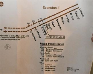 1970's CTA Maps