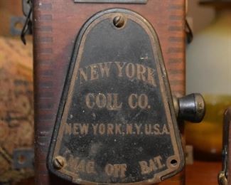 Antique Model T Car Battery by New York Coil Co.