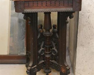 Antique Victorian Game / Chess Table