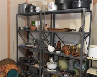 Utility Shelving, Pottery, Kitchenware