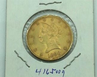 1898 Liberty Head $10 Gold Coin (#1) https://ctbids.com/#!/description/share/231478