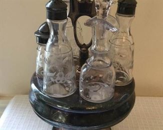 Antique Silver Plate Cruet Set https://ctbids.com/#!/description/share/230982