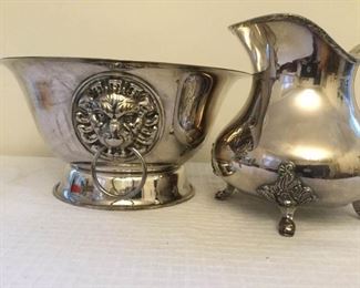 Italian Bowl and Barbour Quadruple Silver Plate Pitcher https://ctbids.com/#!/description/share/230825