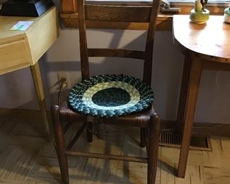 Antique Chair Rush Seat
