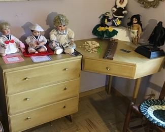Vintage Dresser and Corner Desk