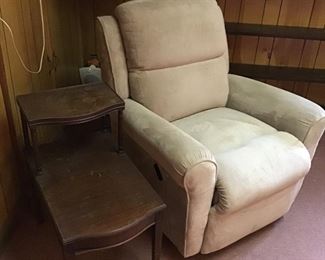 End Table and Electric Recliner