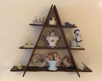 Wooden Diplay Stand and Miniatures