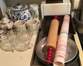 Toaster and Baking Items