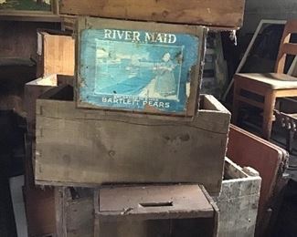 Wooden Crates and Boxes