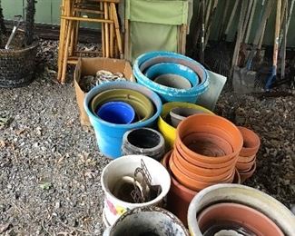 Planters and Director’s Chairs