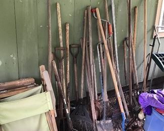 Plenty of Long Handled Gardening Tools