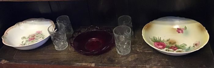 Bavarian Bowls and Vintage Glassware