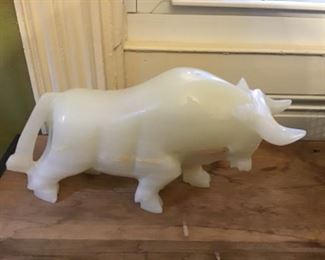 Large Soapstone Bull