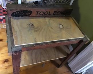 Vintage Child’s Tool Bench