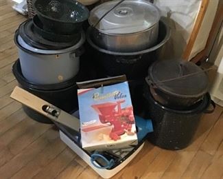 Enamelware and Cast Iron