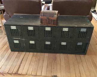 Carrier Pigeon Boxes turned Console/Coffee Table