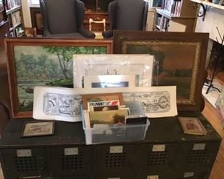 Framed and Unframed Art