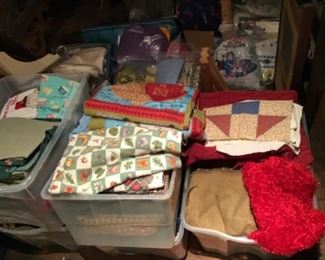 Fabric, lots of fabric