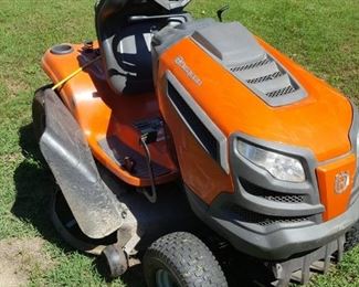 Husqvarna lawn tractor in great shape, used for two seasons on flat lot. Will mark SOLD if sold before sale.  Feel free to contact us for details. 