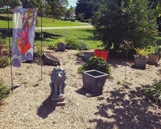 Lots and lots of outdoor decor