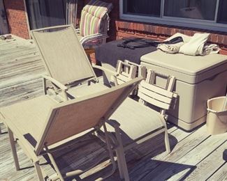 Outdoor furniture...several sets. 