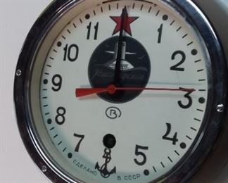 Soviet Union submarine clock...authentic, not a reproduction. 