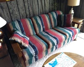 Southwestern themed sofa