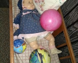 Antique baby composition doll