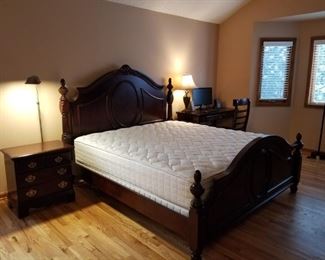 King Bedroom set with mattress (Kincaid Brand) 