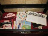 Vintage Alabama items including a signed football and Bear Bryant yearbook.